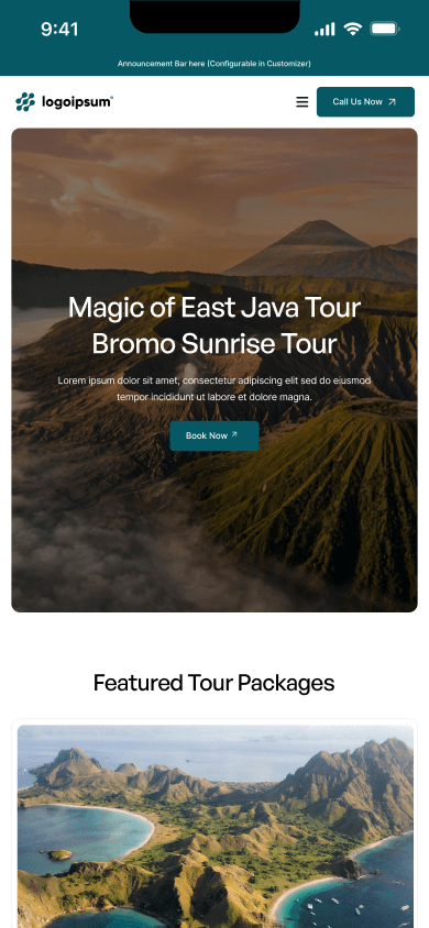 WebTour mobile screenshot